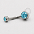 TN92 Navel Flat Zirconia Titânio ASTM F136 - Imagem 12