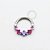 TN922 Segmento Frontal 8mm CZ Rosa Titânio ASTM F136 - Imagem 1