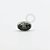 TN945 Topo Oval Pedra Ágata Titânio ASTM F136 - Imagem 1