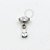TN967 Topo Navete CZ Pingente Gota Titânio ASTM F136 - Imagem 1