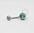 TS09 Navel Pedra Swarovski Titânio ASTM F136 - Imagem 2