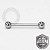 TT04 Barbell 1.6mm Rosca Interna Titânio Mill® - Imagem 1