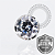 TT17 Topo CZ Cristal Prong Flat Push Pin Titânio Mill ® - Imagem 1
