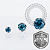 TT18 Topo Zirconia Aqua Disco  Push Pin Titânio Mill ® - Imagem 3