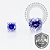 TT24 Topo Zirconia Violeta Rosca Titânio Mill® - Imagem 2