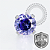 TT24 Topo Zirconia Violeta Rosca Titânio Mill® - Imagem 1