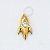 TN1060 Topo Foguete Titânio PVD Gold - Imagem 1