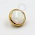 TN1072 Topo Opala Branca 1.6mm Titânio PVD Gold - Imagem 1