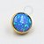 TN1074 Topo Opala Azul 1.6mm Titânio PVD Gold - Imagem 1