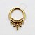 TN1091 Segmento Esferas Titânio PVD Gold - Imagem 1