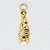 TN1110 Pingente Morcego Titânio PVD Gold - Imagem 1