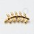TN1111 Topo Galho Martelado Titânio PVD Gold - Imagem 1
