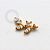 TN1162 Topo Galho CZ Modelo 1 Titânio PVD Gold - Imagem 1