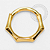 TN1409 Segmento Frontal 8mm Hexagonal  Titânio PVD Gold - Imagem 1