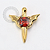 TN1504 Topo Espada Godric Gryffindor Titânio PVD Gold - Imagem 2