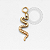 TN1611 Pingente Cobra Titânio PVD Gold - Imagem 1
