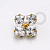 TN1663 Topo Trevo Luxo Titânio PVD Gold - Imagem 1