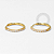 TN1668 Brinco Argola Cravejada 12mm Titânio PVD Gold - Imagem 2