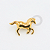 TN1852 Topo Cavalo Titânio PVD Gold - Imagem 1