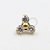 TN240 Topo Trinity Zirconia Titânio PVD Gold - Imagem 1