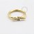 TN603 Segmento Raio CZ 8mm Titânio PVD Gold - Imagem 1