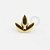 TN652 Topo Clover Titânio PVD Gold - Imagem 1