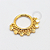 TN661 Segmento Indiano Titânio PVD Gold - Imagem 1