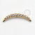 TN669 Topo Cluster Lua Fina CZ Titanio PVD Gold - Imagem 1