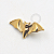 TN678 Topo Morcego Titanio PVD Gold - Imagem 1