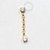 TN745 Topo CZ Corrente Zirconia Titânio PVD Gold - Imagem 1
