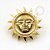 TN769  Topo Face do Sol Titânio PVD Gold - Imagem 1