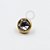 TN840 Topo Cristal 1.6mm Titânio PVD Gold - Imagem 1