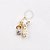 TN925 Topo Luxo CZ Pingente CZ Titânio PVD Gold - Imagem 1