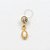 TN968 Topo CZ Pingente Navete Opala Titânio PVD Gold - Imagem 1