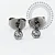 TN2180 Brinco CZ 3mm Mini  Esferas Titânio ASTM F136 - Imagem 1