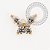 TN2190 Topo Borboleta Detalhada Push Pin Titânio PVD Gold - Imagem 1