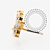 TN2190 Topo Borboleta Detalhada Push Pin Titânio PVD Gold - Imagem 2