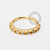 OR102 Argola Cravejada Modelo 4 Ouro 18K - Imagem 1