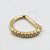 OR60 Segmento D Cravejado 8mm Ouro 18K - Imagem 1
