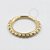 OR62 Segmento Cravejado Delicado 9mm Ouro 18K - Imagem 1