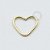 OR20 Coração Daith Liso Ouro 18k - Imagem 1