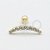 OR13  Microbell Cluster Cravejado 18K - Imagem 1