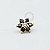 OR17 Topo Flor 6 Pétalas Ouro 18K - Imagem 1