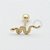 OR18 Microbell Reto Cobra Ouro 18K - Imagem 1