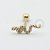 OR26 Microbell Cobra Cravejada Ouro 18K - Imagem 1