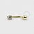 OR33 Mini Navel  Zirconia Flat  Ouro 18k - Imagem 1