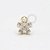 OR40 Microbell Margarida Ouro 18K - Imagem 1