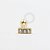 OR49 Microbell Barrinha 3 CZ Ouro 18K - Imagem 1
