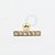 OR50 Microbell Barra 6 CZ Ouro 18K - Imagem 1