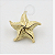 OR69 Topo Estrela Do Mar Ouro 18K - Imagem 1